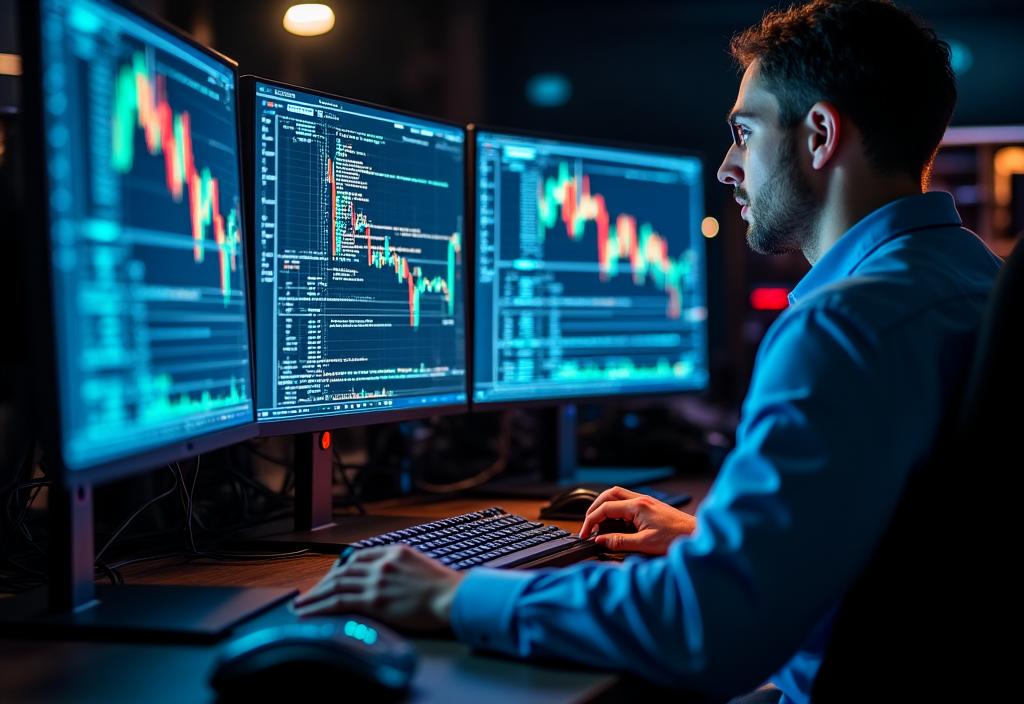 Integrated trading workspace with multiple monitors and analytics